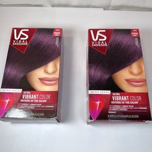 2 Vidal Sassoon London Luxe 5VR London Lilac Ultra Vibrant Color VS Pro New